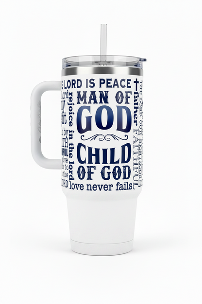 Man of God - UVDTF Wrap for cups/hard surfaces sticker