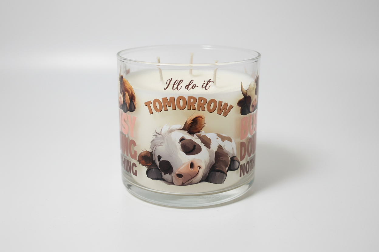 Busy Doing Nothing - UVDTF Wrap for cups/hard surfaces sticker