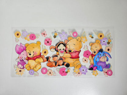 Pooh Cast UVDTF wrap