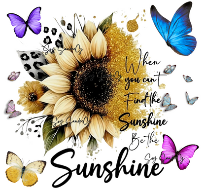 Sunshine - UVDTF Decal for cups/hard surfaces sticker