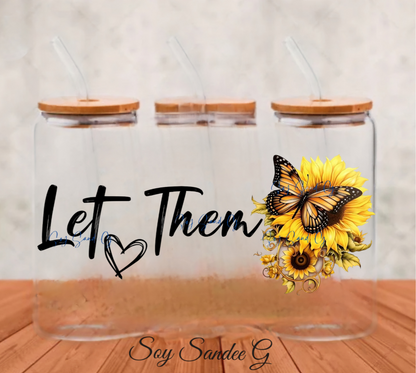 Let Them Yellow - UVDTF Wrap for cups/hard surfaces sticker