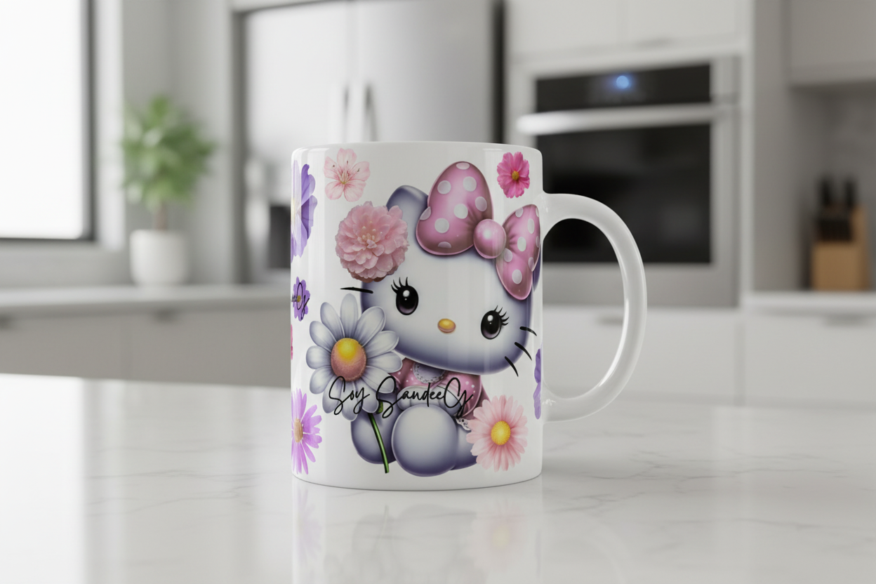 HK Flowers - UVDTF wrap for cups/hard surfaces sticker