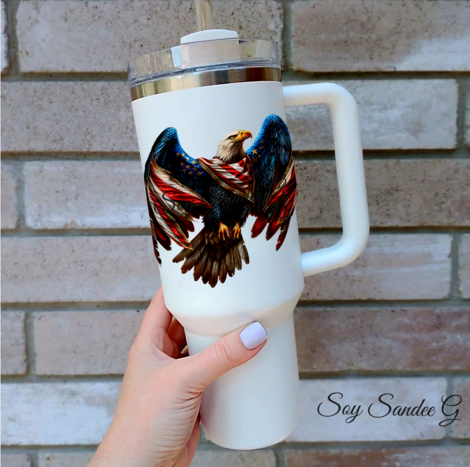 Patriotic Eagle #3 - UVDTF Decal for cups/hard surfaces sticker