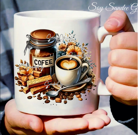 Coffee - UVDTF Decal for cups/hard surfaces sticker