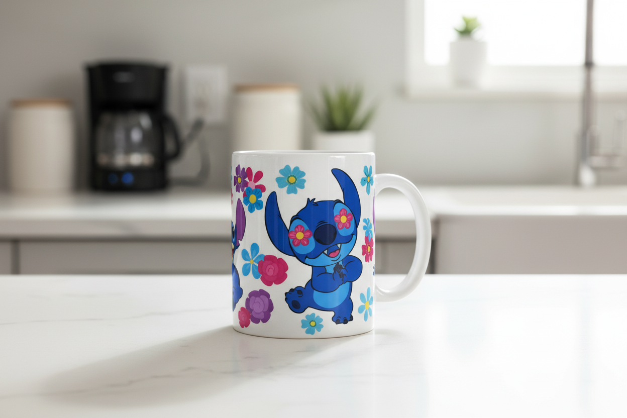 Ohana Flowers - UVDTF Wraps for cups/hard surfaces sticker
