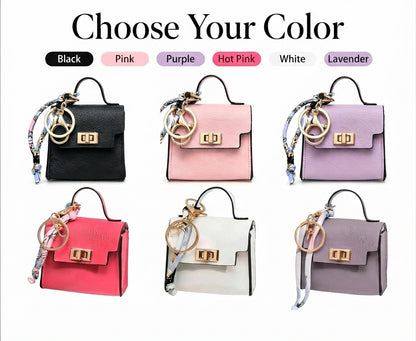 Mini Square Keychain Bag Accessory