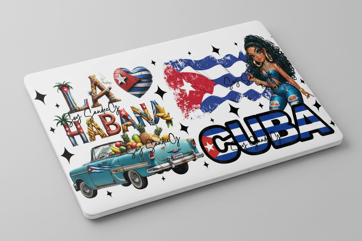 La Habana Cuba - UVDTF Wrap for cups/hard surfaces sticker