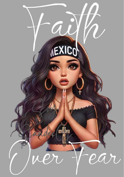 Faith Over Fear - UVDTF Decal for cups/hard surfaces sticker