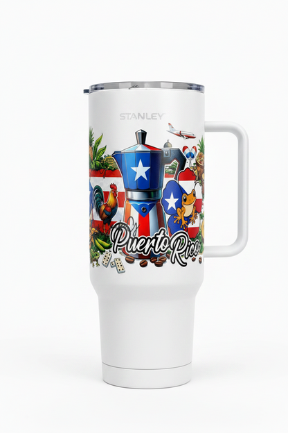 Puerto Rico Life - UVDTF Wrap for cups/hard surfaces sticker