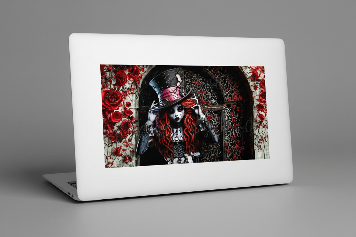 Pop Hat Cutie - UVDTF Wrap for cups/hard surfaces sticker