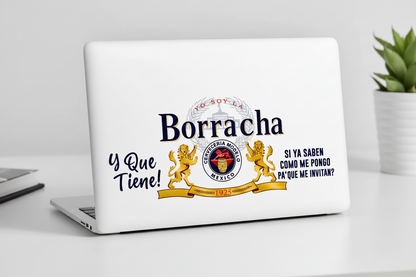 Borracha (Drunk) - UVDTF Wrap for cups/hard surfaces sticker