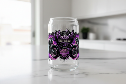 Purple Motorcycles - UVDTF Wrap for cups/hard surfaces sticker