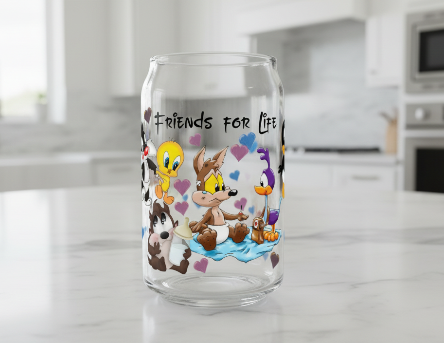 Friends for Life - UVDTF Wrap for cups/hard surfaces sticker