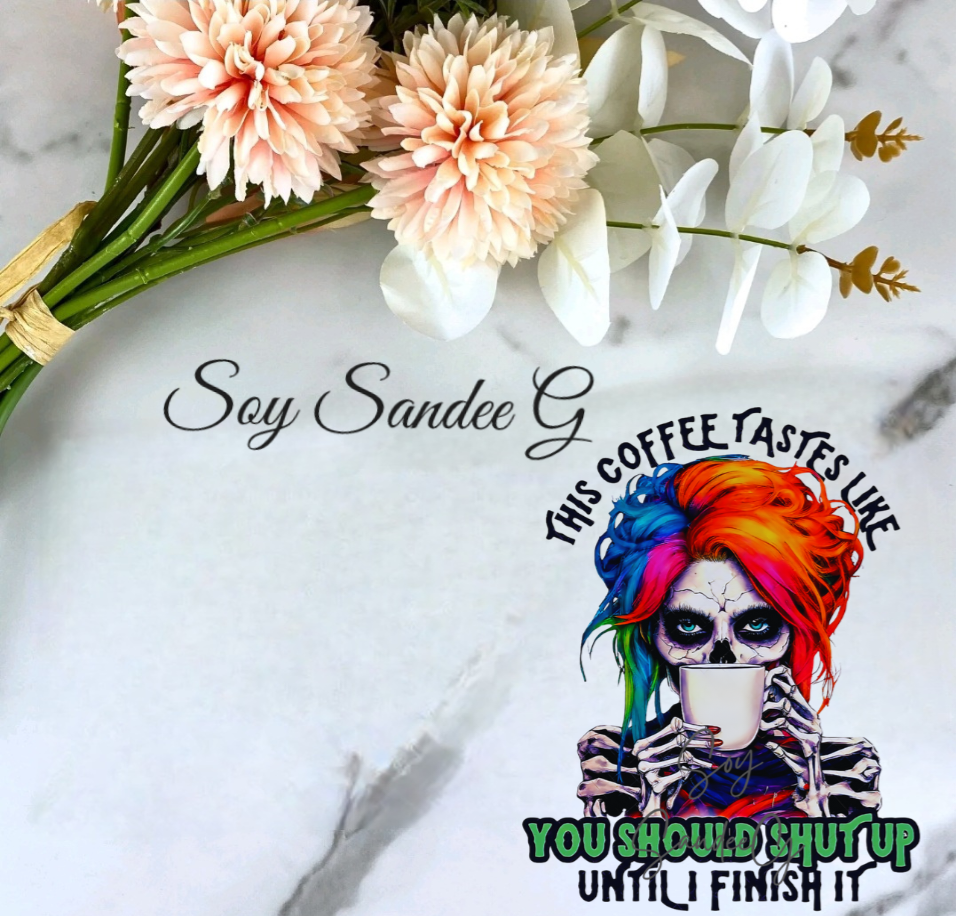 This Coffee Tastes Like... - UVDTF Decal for cups/hard surfaces sticker