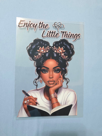 A5 size Wrap for journals/ipad/books/hard surfaces sticker