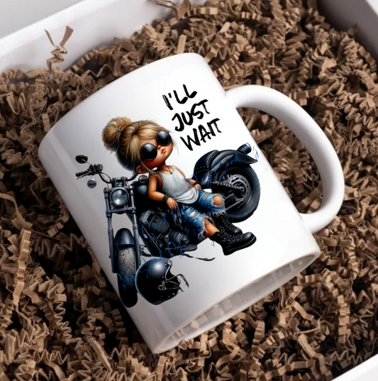 I'll Just Wait - UVDTF Decal for cups/hard surfaces sticker