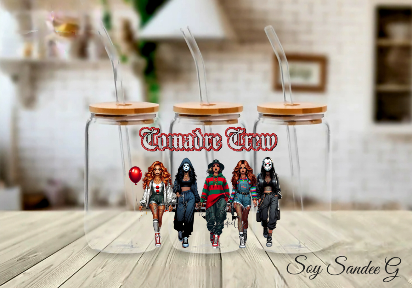 Comadre Crew - UVDTF Decal for cups/hard surfaces sticker