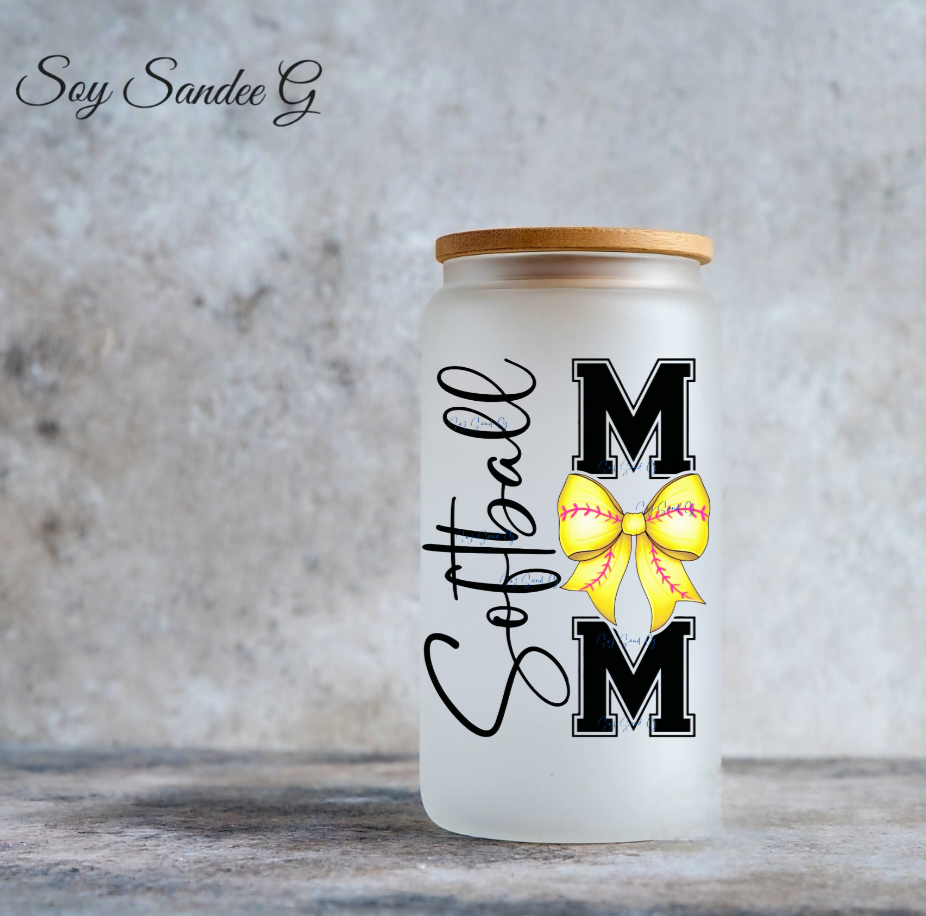 Softball Mom - UVDTF Decal for cups/hard surfaces