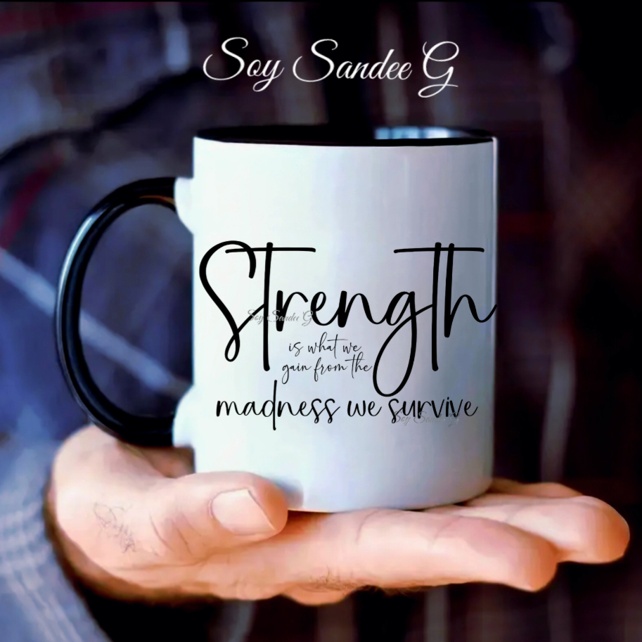 Strength is What We Gain from...- UVDTF decal for cups/hard surfaces sticker