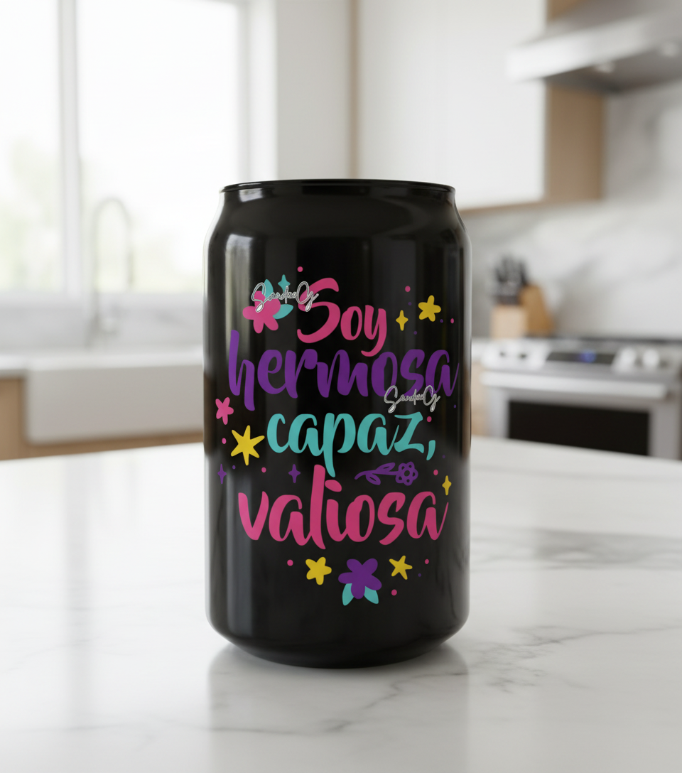 Soy Hermosa, Capaz, Valiosa - UVDTF Decal for cups/hard surfaces sticker