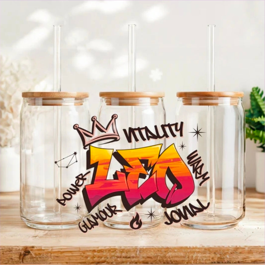 Graffiti Leo - UVDTF Wrap for cups/hard surfaces sticker