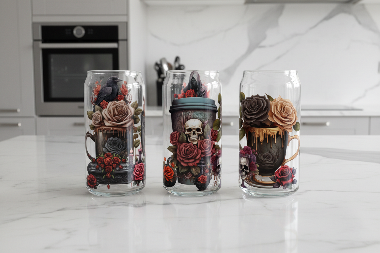 Gothic Cups - UVDTF Wrap for cups/hard surfaces sticker