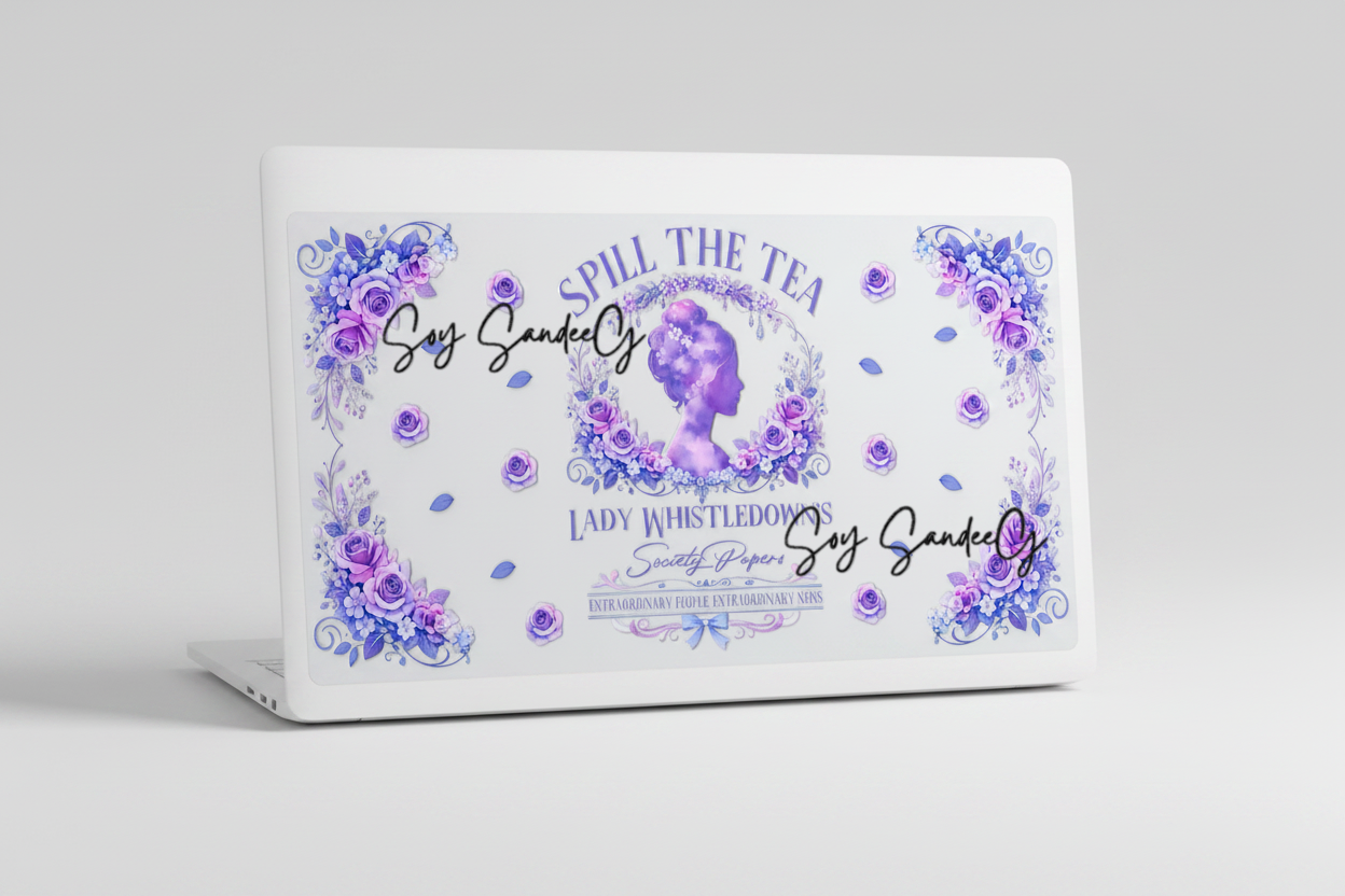 Spill the Tea - UVDTF Wrap for cups/hard surfaces sticker