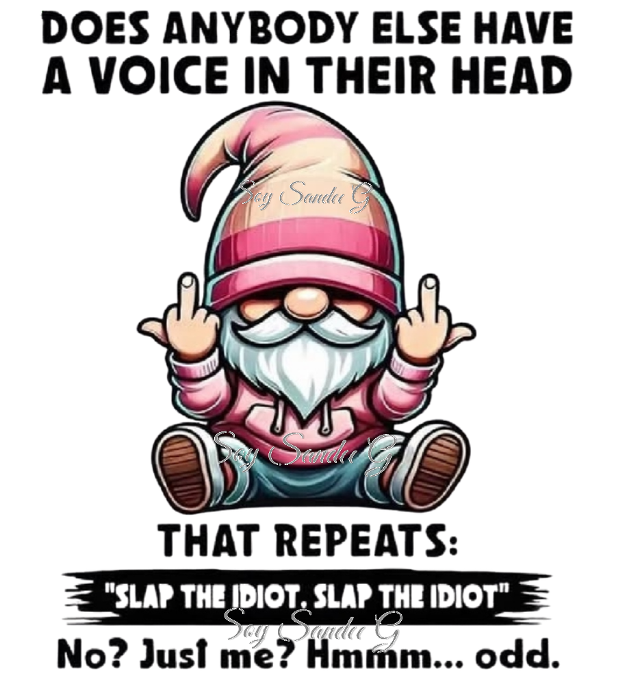 Does Anybody Else have a Voice - UVDTF Decal for cups/hard surfaces sticker