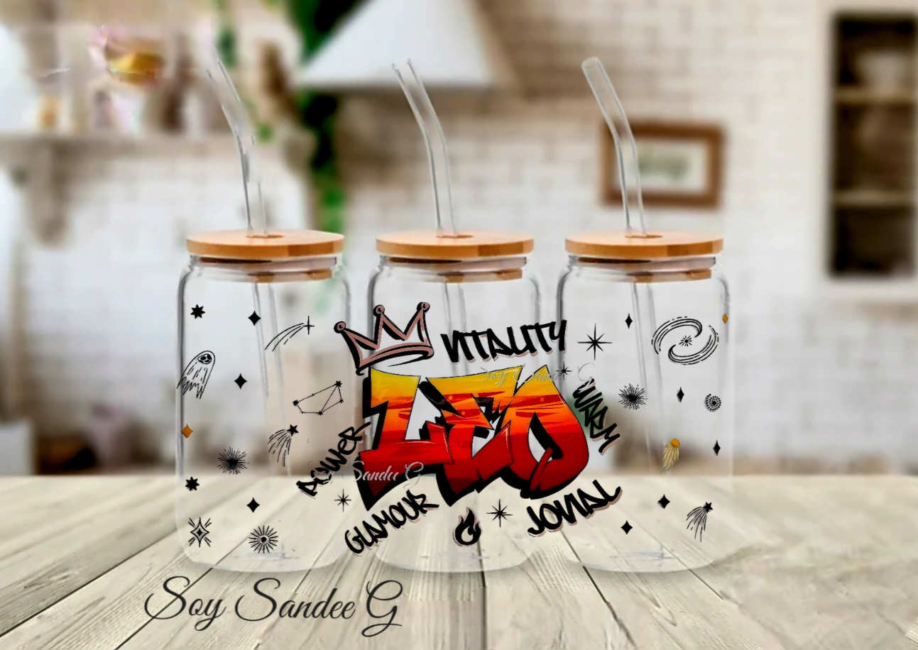 Graffiti Leo - UVDTF Wrap for cups/hard surfaces sticker