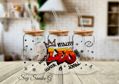 Graffiti Leo - UVDTF Wrap for cups/hard surfaces sticker