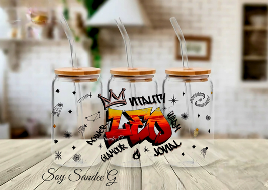 Graffiti Leo - UVDTF Wrap for cups/hard surfaces sticker