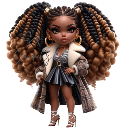 Cutie #2 - UVDTF Decal for cups/hard surfaces sticker