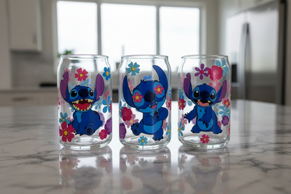 Ohana Flowers - UVDTF Wraps for cups/hard surfaces sticker