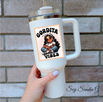 Gordita Vibes - UVDTF Decal for cups/hard surfaces sticker