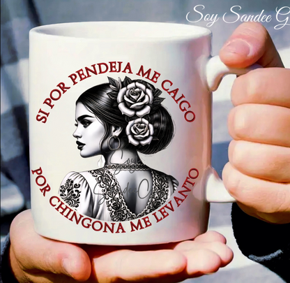 Si Por Pendeja Me Caigo (If I Fall...) - UVDTF Decal for cups/hard surfaces sticker