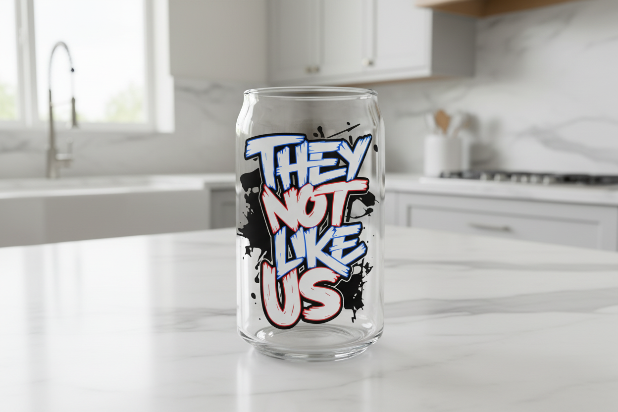 They Not Like Us - UVDTF Decal for cups/hard surfaces sticker