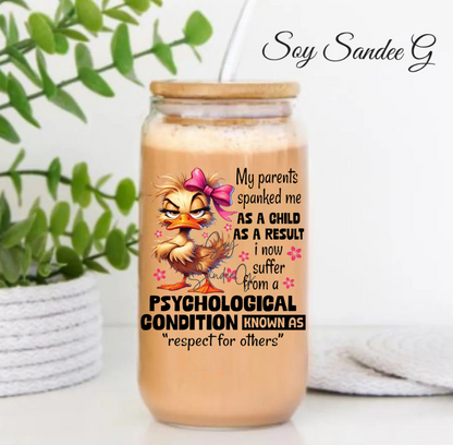 Psychological Condition Duck - UVDTF Decal for cups/hard surfaces sticker