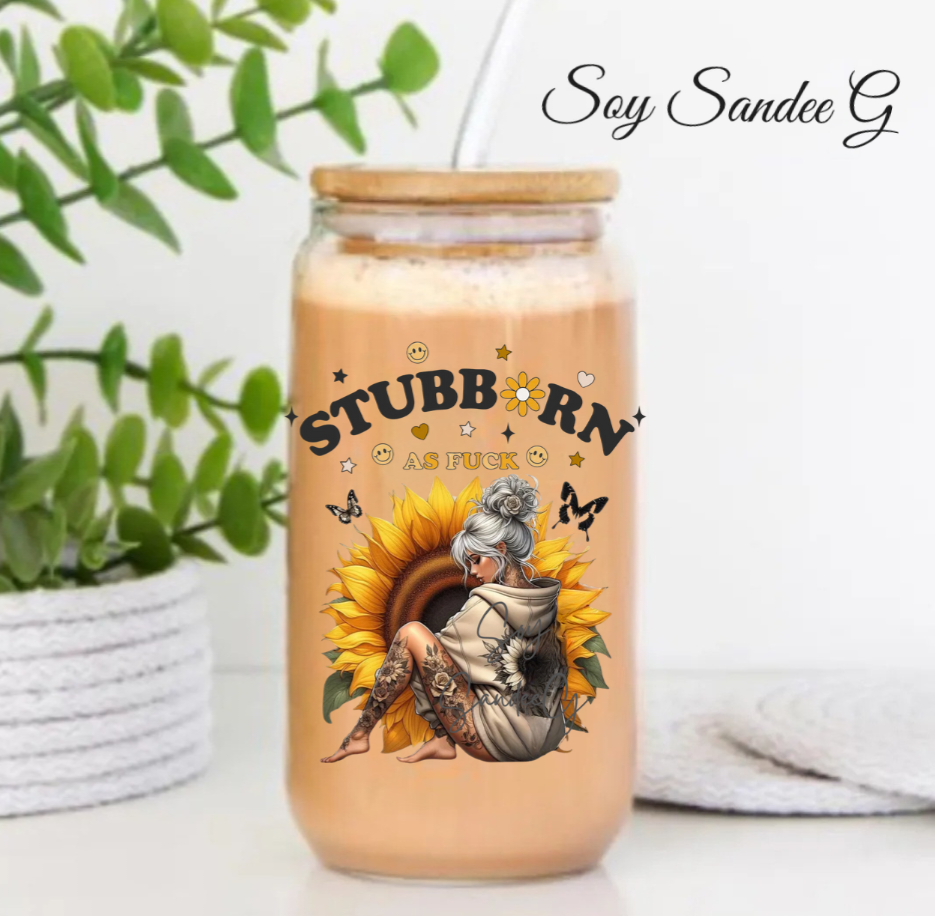 Stubborn - UVDTF decal for cups/hard surfaces sticker