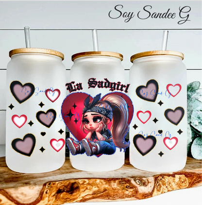 La Sadgirl - UVDTF Wrap for cups/hard surfaces sticker