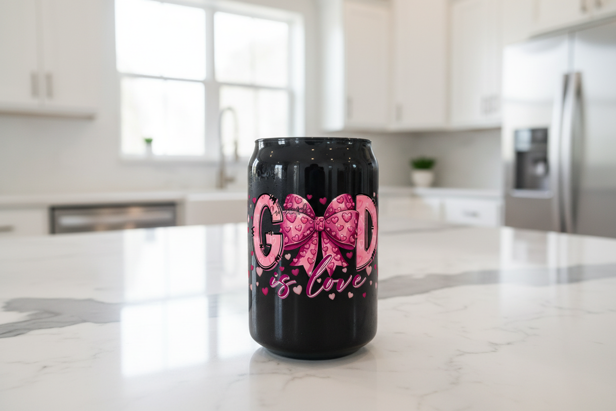 God is Love - UVDTF Wrap for cups/hard surfaces sticker