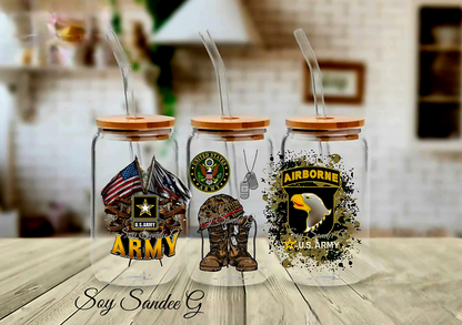 Army Airborne - UVDTF Wrap for cups/hard surfaces sticker