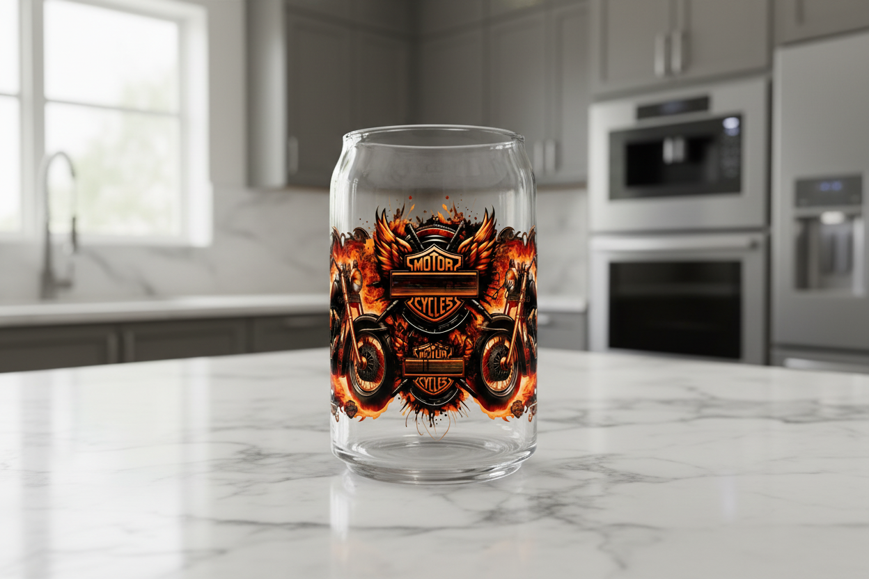Orange Motorcycles - UVDTF Decal for cups/hard surfaces sticker