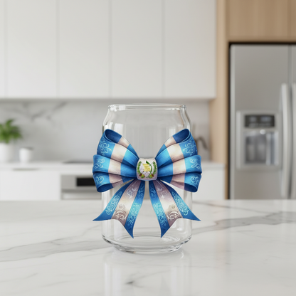 Guatemala Coquette Bow - UVDTF Decal for cups/hard surfaces sticker