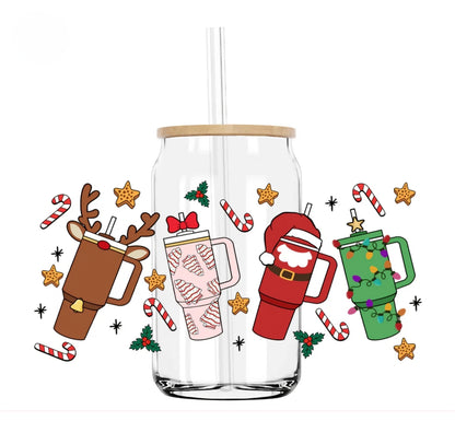 Christmas Stans - UVDTF Wrap for cups/hard surfaces sticker