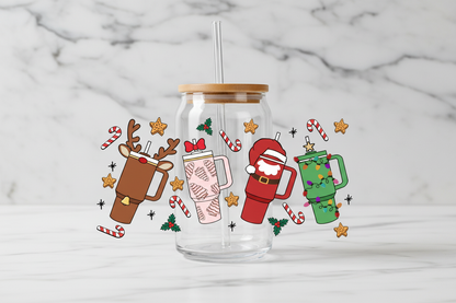 Christmas Stans - UVDTF Wrap for cups/hard surfaces sticker