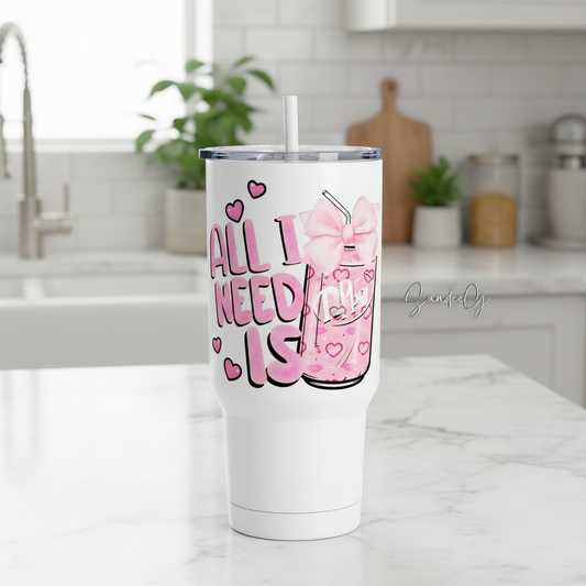 All I Need is Pep - UVDTF Decal for cups/hard surfaces sticker