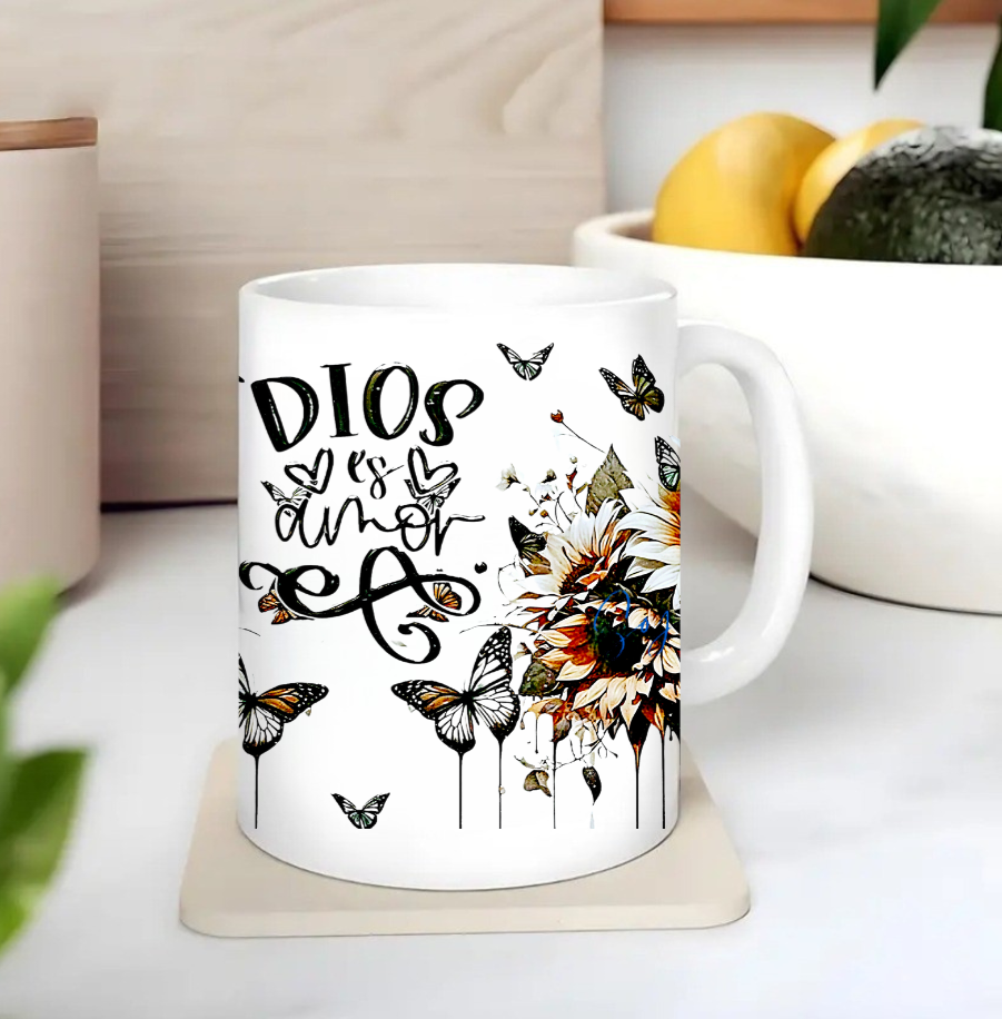 Dios es Amor (GOD is Love) - UVDTF Wrap for cups/hard surfaces