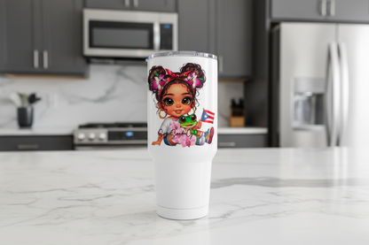 Puerto Rican Cutie #3 -  UVDTF Decal for cups/hard surfaces sticker