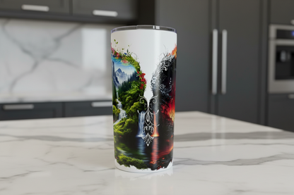 Water & Fire Wings - UVDTF Decal for cups/hard surfaces sticker