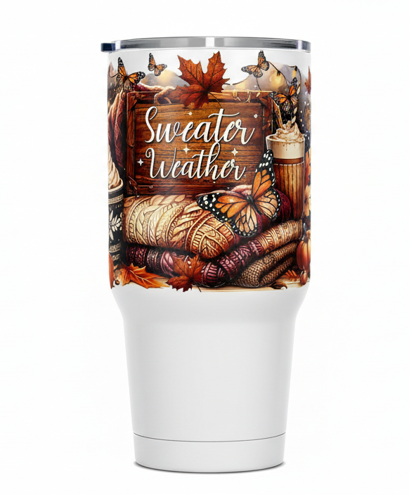 Sweater Weather - UVDTF Wrap for cups/hard surfaces sticker